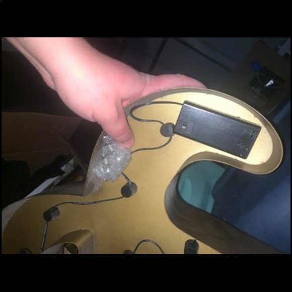 & sign decor with lights - Picture 2 of 2